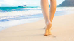 Füße am Strand